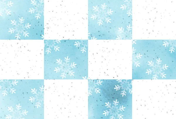 Noël Neige Hiver Ciel Fond — Image vectorielle