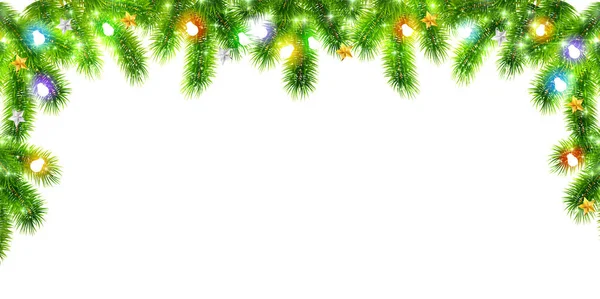 Christmas Snow Winter Light Background — Stock Vector