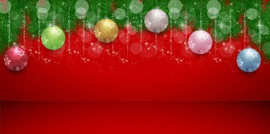 Noel karı kış ışığı arka planı