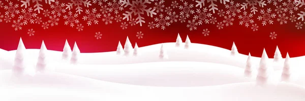 クリスマス雪の冬の光の背景 — ストックベクタ