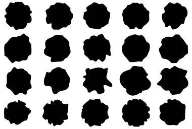 Çember daire silueti suluboya simgesi