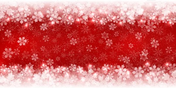 Natal Neve Inverno Luz Fundo —  Vetores de Stock