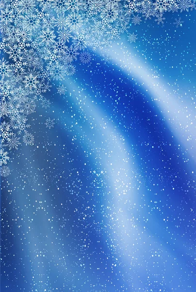Різдвяний Сніг Зимовий Світлий Фон — стоковий вектор