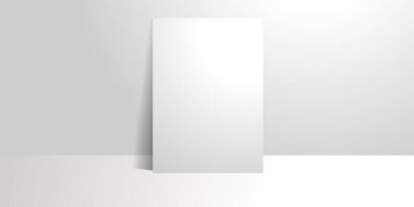 Üç boyutlu Siluet beyaz tahta arkaplanı