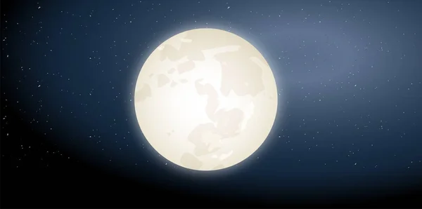 Halloween Σελήνη Βλέποντας Δεκαπέντε Νύχτες Φόντο — Διανυσματικό Αρχείο