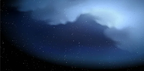 Nachthimmel Halloween Landschaft Hintergrund — Stockvektor