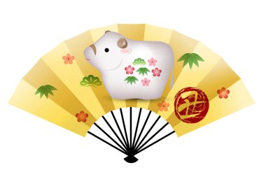 Ox Yeni Yıl Kart Zodiac simgesi