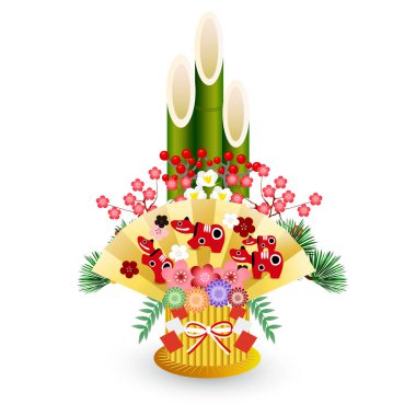 Ox Yeni Yıl Kart Zodiac simgesi