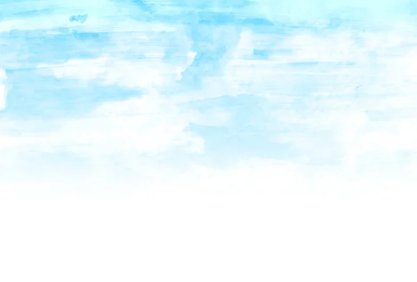 Aquarelle Ciel Paysage Nuage Fond — Image vectorielle