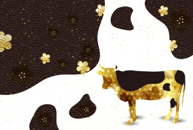 İnek Yeni Yıl kartı Zodiac geçmişi