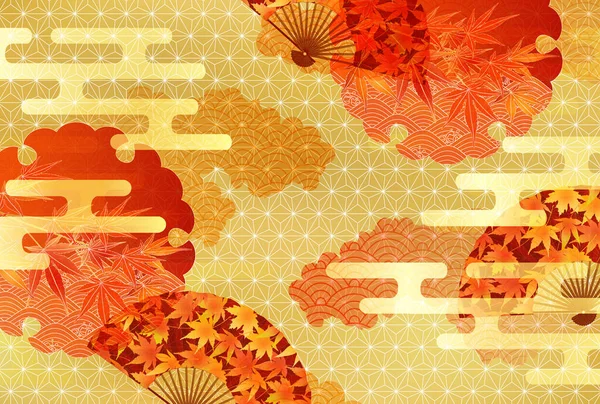 紅葉紅葉の背景 — ストックベクタ