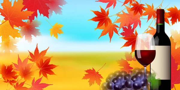 Sonbahar şarap yaprakları Sonbahar arka planı