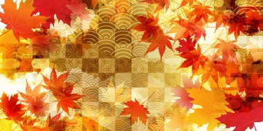 Sonbahar yaprakları akçaağaç sonbahar arkaplanı