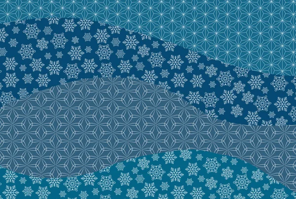 クリスマス雪の冬の水彩の背景 — ストックベクタ