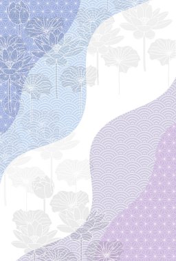 Japon desenli kartpostal geçmişi için yas tutmak