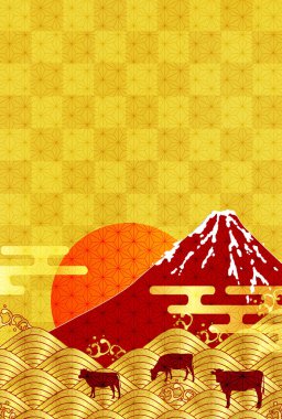 İnek Yeni Yıl kartı Zodiac geçmişi