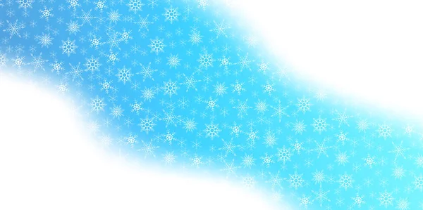 クリスマス雪の冬の光の背景 — ストックベクタ