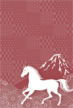 Öğlen Kartı Oriental Zodiac İşaret Arkaplanı