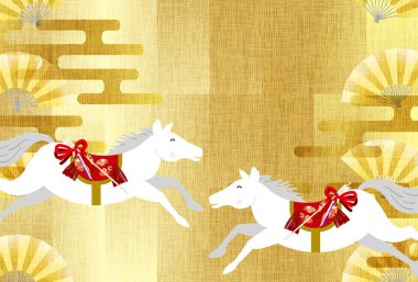 Öğlen Kartı Oriental Zodiac İşaret Arkaplanı