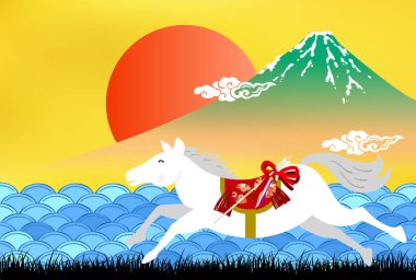 Öğlen Kartı Oriental Zodiac İşaret Arkaplanı