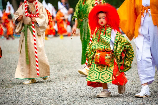 Kyoto Japão Outubro 2016 Festival Das Idades Desfile Trajes Antigo — Fotografia de Stock