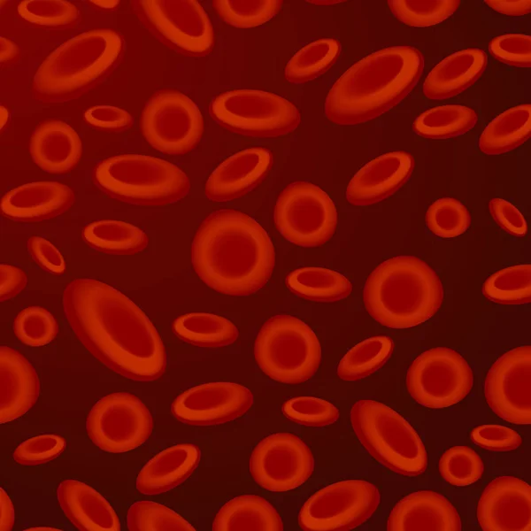 Vörös Vérsejtek Eritrociták Áramló Vér Plazma Reális — Stock Fotó