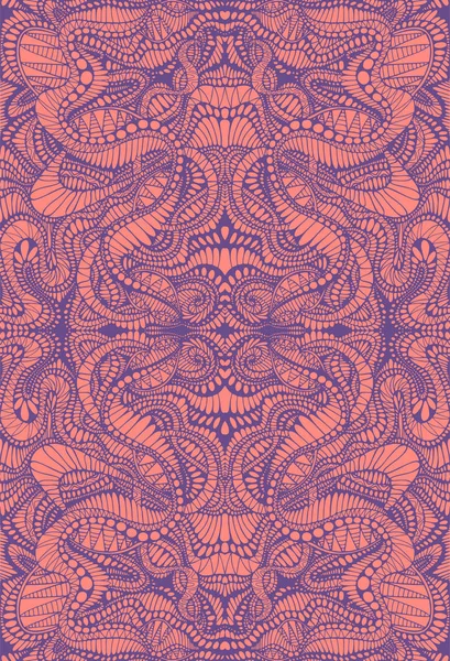 Psychedelischen bunten dekorativen Hintergrund. aschviolette Linien o — Stockvektor