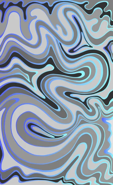 Ondas fundo ornamento abstrato. Doodle elemento decorativo. Vector mão desenhada boêmio fantasia psicodélico onda fundo . — Vetor de Stock