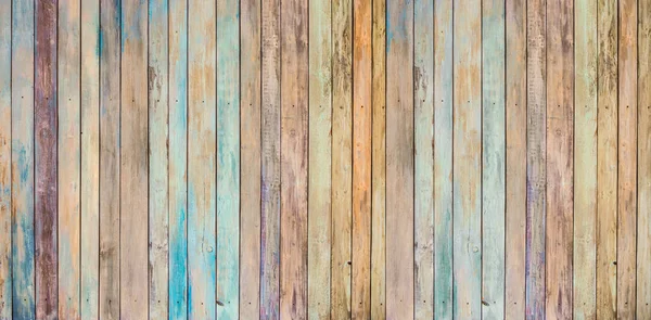 Many Coloured Background Old Wood Plank — Stock Photo, Image