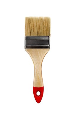 beyaz zemin üzerinde bir fırça