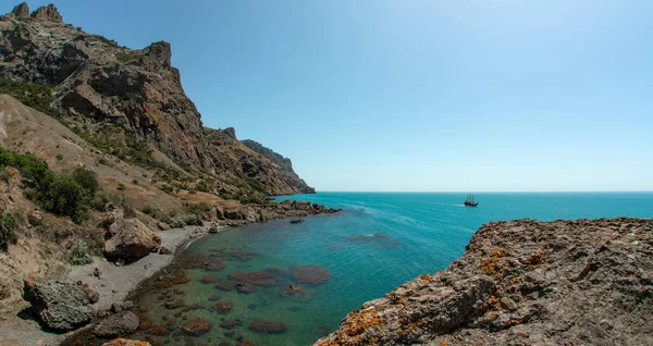 Schoonheid natuur zee landschap Crimea — Stockfoto