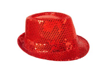 Festively parlayan altın şapka