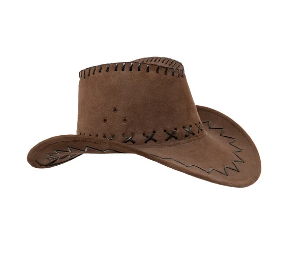 Cappello da cowboy camoscio marrone — Foto Stock