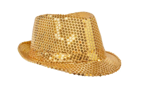 Festively shining gold hat — Stock Photo, Image