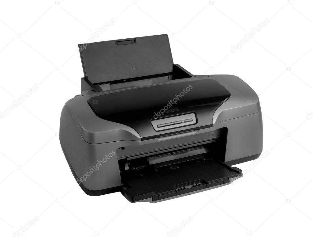 photo inkjet printer, isolated 