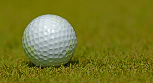 Golfbana Med Bollar — Stockfoto