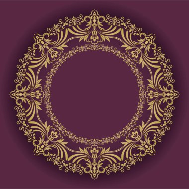 tebrik kartı, vektör çizim için çerçeve tasarım şablonu