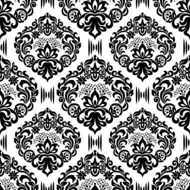 Tasarım, vektör çizim çiçek seamless modeli