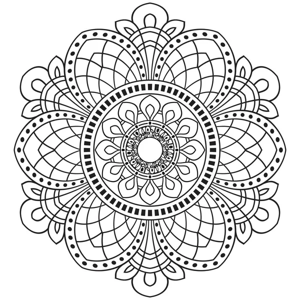 Mandala. Lace ornament in oosterse stijl. Vintage decoratieve ele Vectorbeelden