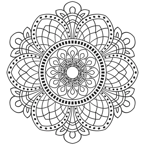 Mandala. csipke dísz keleti stílusban. Díszítőelemek Vintage Vektor Grafikák