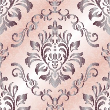 Vintage dekoratif unsurlar. Dikişsiz şam deseni. Vektör çizimi