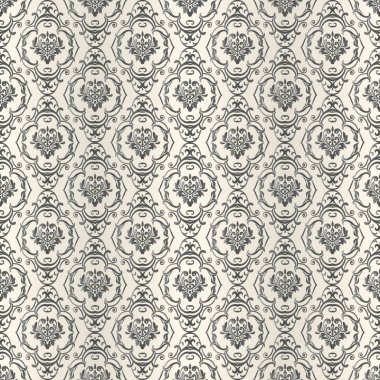 Sorunsuz vektör arka plan. Pat ile Vintage süs şablonu