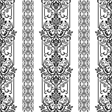 Sorunsuz vektör arka plan. Pat ile Vintage süs şablonu