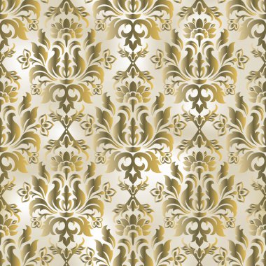 Şam süsü ile kusursuz desen.