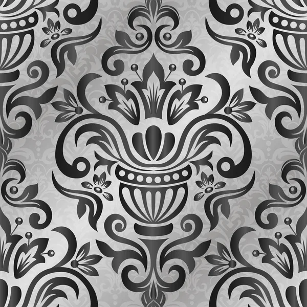 Padrão oriental sem costura. Vector vintage floral sem costura — Vetor de Stock