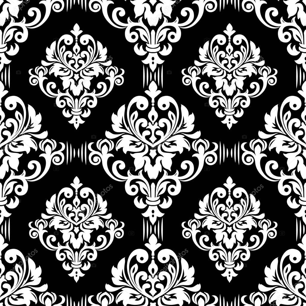 Seamless oriental pattern. Vector vintage floral seamless patter
