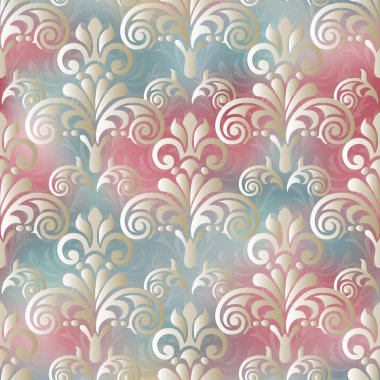 İspanyol kumaşı, kusursuz arka plan deseni. Zarif lüks metin