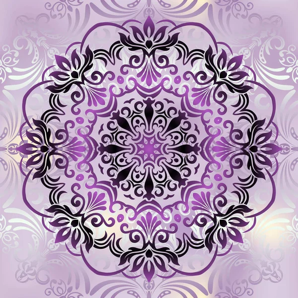 Mandala Elément Décoratif Vintage Vecteur — Image vectorielle