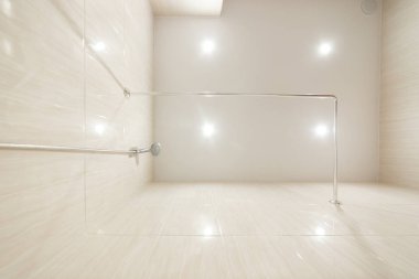 Stretch ceiling bathroom with LED lights, Bathroom, Led Lights clipart