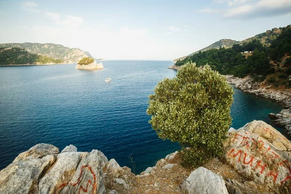 Veduta delle Isole della Baia di Marmaris Turchia — Foto Stock